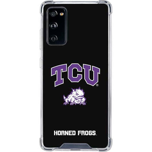 TCU Horned Frogs Logo Galaxy S20 FE Clear Case